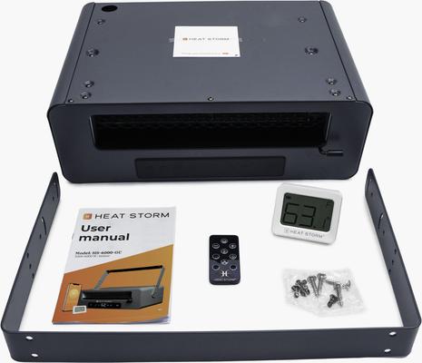 Show full view: Heat Storm 6000-Watt Ceiling Mounted Garage Heater, Black slide 7 of 7