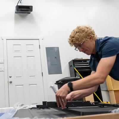 Show full view: Heat Storm 6000-Watt Ceiling Mounted Garage Heater, Black slide 4 of 7