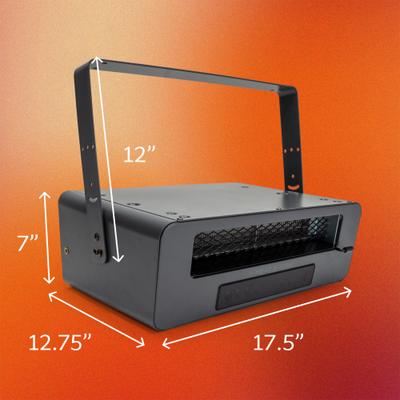 Show full view: Heat Storm 6000-Watt Ceiling Mounted Garage Heater, Black slide 2 of 7