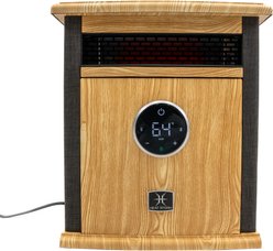 Heat Storm Logan Deluxe 1500-Watt Infrared Electric Portable Space Heater, Black