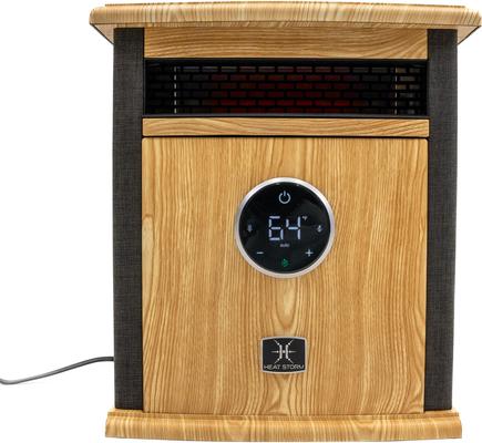 Show full view: Heat Storm Logan Deluxe 1500-Watt Infrared Electric Portable Space Heater, Black slide 1 of 7