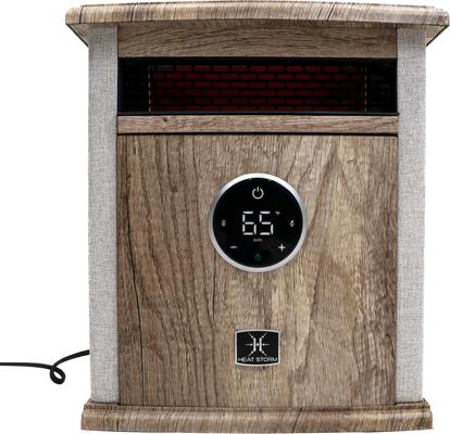 Show full view: Heat Storm Logan Deluxe 1500-Watt Infrared Electric Portable Space Heater, Tan slide 1 of 8