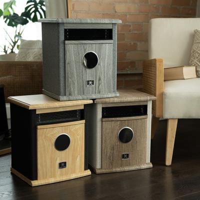 Show full view: Heat Storm Logan Deluxe 1500-Watt Infrared Electric Portable Space Heater, Tan slide 7 of 8