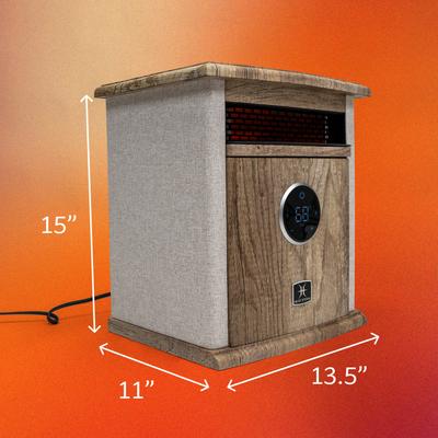 Show full view: Heat Storm Logan Deluxe 1500-Watt Infrared Electric Portable Space Heater, Tan slide 2 of 8