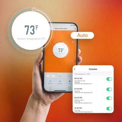 Show full view: Heat Storm Phoenix 1500-Watt Infrared Indoor Smart Heater, Gray slide 6 of 8
