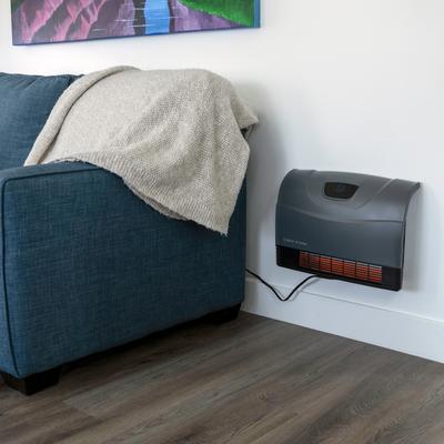 Show full view: Heat Storm Phoenix 1500-Watt Infrared Indoor Smart Heater, Gray slide 4 of 8