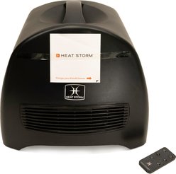 Heat Storm Sahara 1500-Watt Infrared Portable Heater with Built-In Thermostat, Black slide 2 of 7