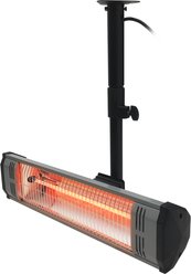 Heat Storm Tradesman 1500-Watt Infrared Weatherproof Portable Heater with Ceiling Mount, Black