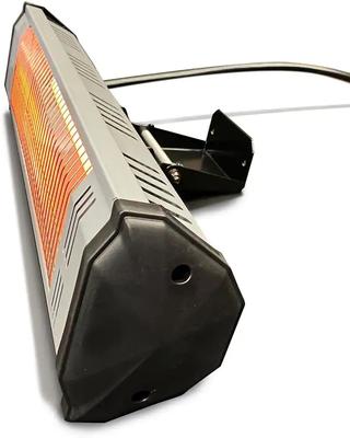 Show full view: Heat Storm Tradesman 1500-Watt Outdoor Wall/Ceiling Mounted Infrared Quartz Portable Space Heater, Black slide 2 of 5