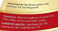 Heath Bird's Blend Seed Bell Wild Bird Food, 14-oz, case of 6 slide 2 of 6