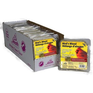 Heath Bird's Blend Select Suet Cake Wild Bird Food, 11.25-oz, case of 12