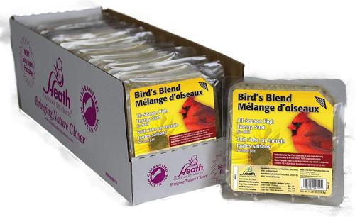 Show full view: Heath Bird's Blend Select Suet Cake Wild Bird Food, 11.25-oz, case of 12 slide 7 of 9