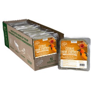 Heath Crafted Suet Cakes Citrus High Energy Wild Bird Food, 11.75-oz, case of 12