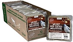 Heath Crafted Suet Cakes Walnut High Energy Wild Bird Food, 11.75-oz, case of 12