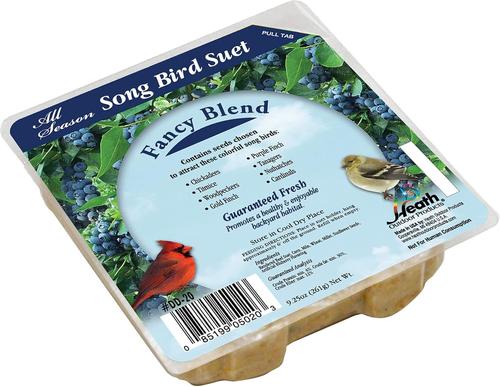 Show full view: Heath Fancy Blend Songbird Suet Cake Wild Bird Food, 9.25-oz, case of 16 slide 7 of 10