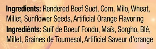 Show full view: Heath Orange Burst Select Suet Cake Wild Bird Food, 11.25-oz, case of 12 slide 2 of 10