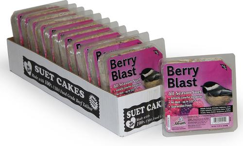 Show full view: Heath Outdoor Products Berry Blast Suet Cake Wild Bird Food, 0.75-lb, 12 count slide 3 of 3