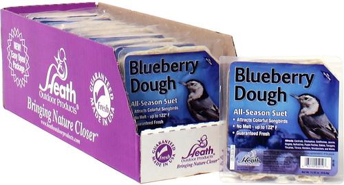 Show full view: Heath Outdoor Products Blueberry Dough Suet Cake Bird Food, 11.25-oz cake, pack of 12 slide 5 of 6