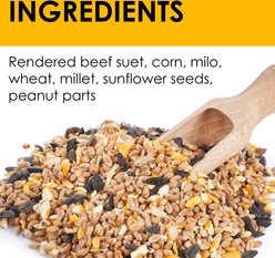 Heath Outdoor Products Peanut Patty Suet Cake Wild Bird Food, 10-oz, 16 count slide 2 of 4