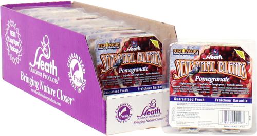 Show full view: Heath Outdoor Products Pomegranate Flavor Suet Cake Bird Food, 11.25-oz cake, pack of 12 slide 1 of 5
