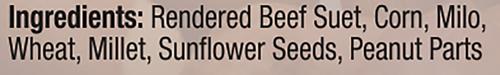 Show full view: Heath Peanut Crunch Select Suet Cake Wild Bird Food, 11-oz, case of 12 slide 2 of 10
