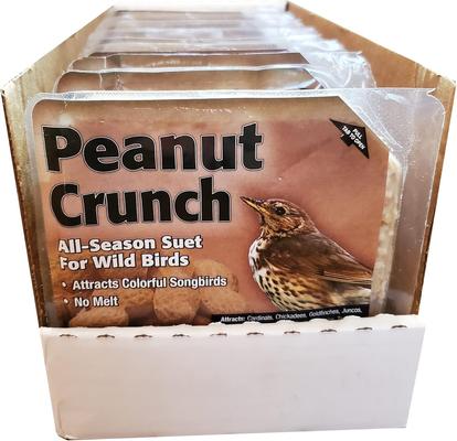 Show full view: Heath Peanut Crunch Select Suet Cake Wild Bird Food, 11-oz, case of 12 slide 9 of 10