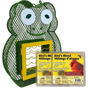 Heath Suet 'N Seed Whimsical Frog Suet Cake Bird Feeder