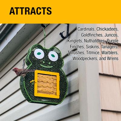 Show full view: Heath Suet 'N Seed Whimsical Frog Suet Cake Bird Feeder slide 2 of 3