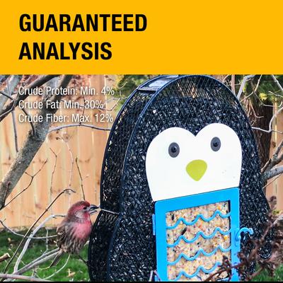 Show full view: Heath Suet 'N Seed Whimsical Penguin Suet Cake Bird Feeder slide 3 of 3