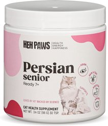 HEH PAWS Kidney Care Chicken Flavored Powder Supplement for Senior Persian Cats, 3.4-oz jar