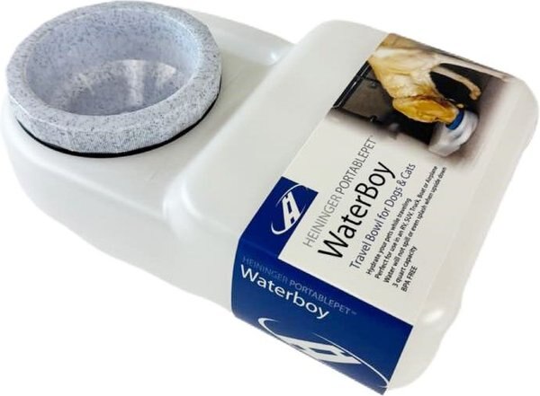 Heininger Waterboy Portable Pet Bowl