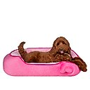 Hello Kitty Bolster Dog & Cat Bed with Removable Cover, Pink, Large