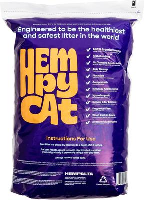 Show full view: HempAlta Unscented Non-Clumping Hemp Cat Litter, 2.2-lb bag slide 3 of 8