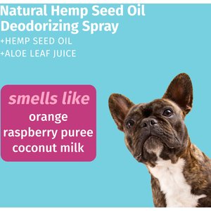 Hempz Petz Creamy Citrus Orange Red Raspberry Deodorizing Cologne Dog Spray, 8.5-fl oz bottle