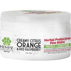 Hempz Petz Creamy Citrus Orange Red Raspberry Dog Paw Balm, 2-oz jar