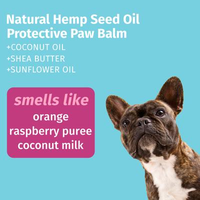 Show full view: Hempz Petz Creamy Citrus Orange Red Raspberry Dog Paw Balm, 2-oz jar slide 5 of 7