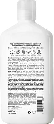 Show full view: Hempz Petz Deodorizing Dog Shampoo, Creamy Citrus Orange & Red Raspberry Scent, 17-fl oz bottle slide 2 of 8