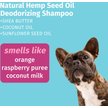 Show in main carousel: Hempz Petz Deodorizing Dog Shampoo, Creamy Citrus Orange & Red Raspberry Scent, 17-fl oz bottle slide 5 of 8
