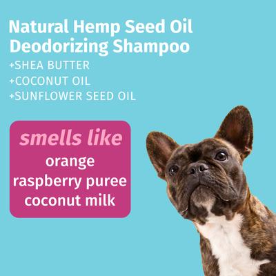 Show full view: Hempz Petz Deodorizing Dog Shampoo, Creamy Citrus Orange & Red Raspberry Scent, 17-fl oz bottle slide 5 of 8
