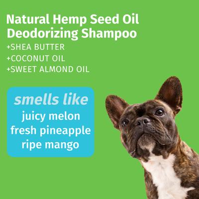 Show full view: Hempz Petz Deodorizing Dog Shampoo, Sweet Pineapple Honey Melon Scent, 17-fl oz bottle slide 5 of 7