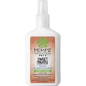 Hempz Petz Sweet Pineapple Honey Melon Deodorizing Cologne Dog Spray, 8.5-fl oz bottle