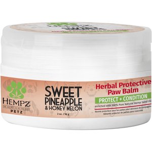 Hempz Petz Sweet Pineapple Honey Melon Protective Dog Paw Balm, 2-oz jar