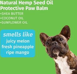 Hempz Petz Sweet Pineapple Honey Melon Protective Dog Paw Balm, 2-oz jar slide 2 of 6