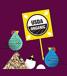 Hen Up Layer Mash Organic Non-GMO 16% Protein Chicken Feed, 10-lb bag slide 2 of 5