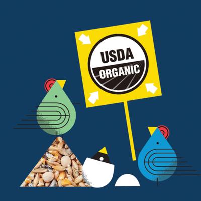 Show full view: Hen Up Scratch Grains Organic Non-GMO 10% Protein Chicken Feed, 25-lb bag slide 5 of 7