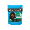 Herbsmith Dog Breath Mint Flavored Dental Dog Treats for Large Dogs, 15 count