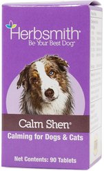 Herbsmith Herbal Blends Calm Shen Tablets Dog & Cat Supplement, 90 count