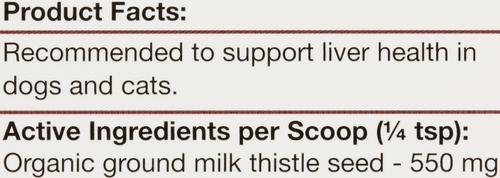 Show full view: Herbsmith Herbal Blends Milk Thistle Powdered Dog & Cat Supplement, 75g jar slide 4 of 7