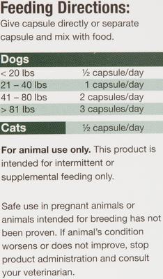 Show full view: Herbsmith Microflora Plus for Digestion Capsules Daily Dog & Cat Supplement, 30 count slide 6 of 7