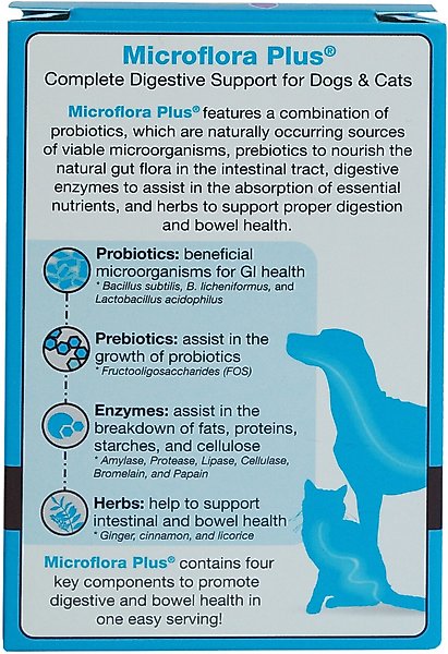 Show full view: Herbsmith Microflora Plus for Digestion Capsules Daily Dog & Cat Supplement, 60 count slide 2 of 6